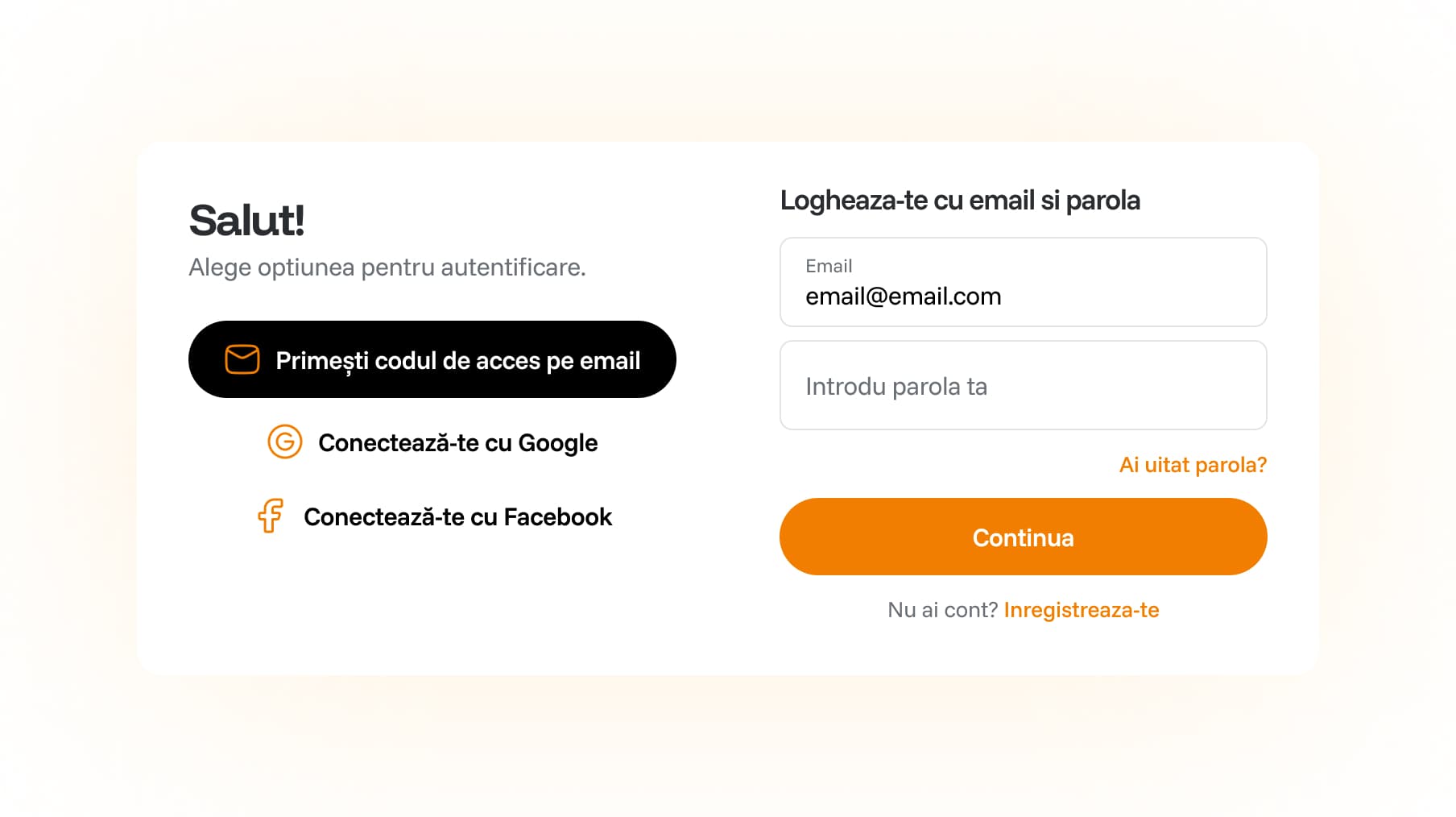 F64 single sign-on interface for one account across its digital ecosystem